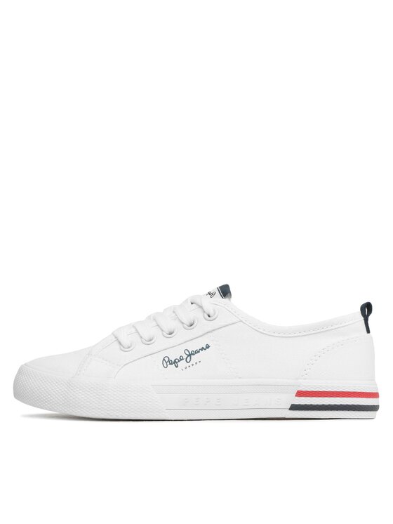 Pepe Jeans Кросівки Pepe Jeans Brady Basic Boy PBS30549 Білий