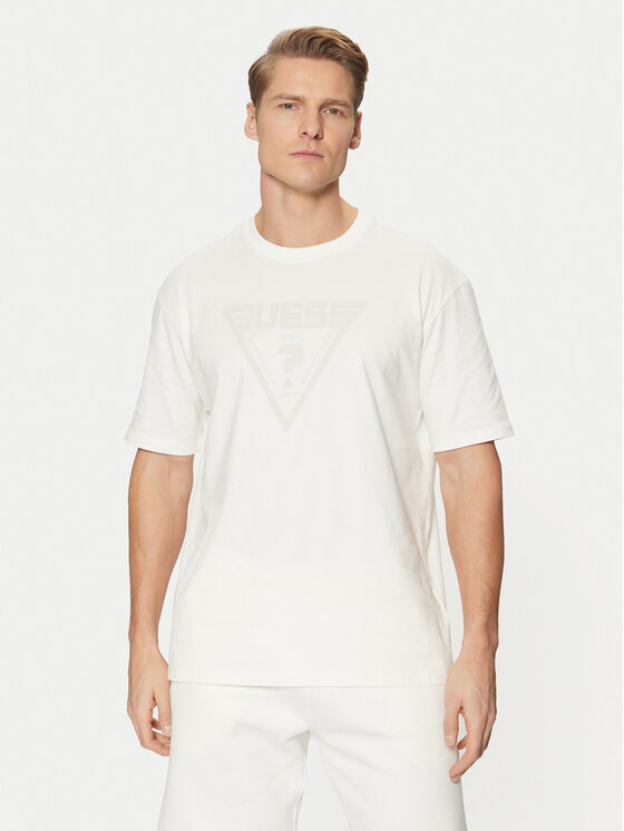 Guess Guess Футболка Z4BI02 I3Z14 Білий Overshirt Fit