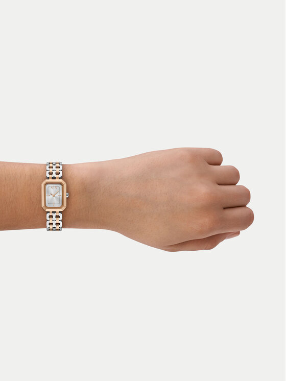 Armani Exchange Pulkstenis Armani Exchange Faye AX5810 Sudraba