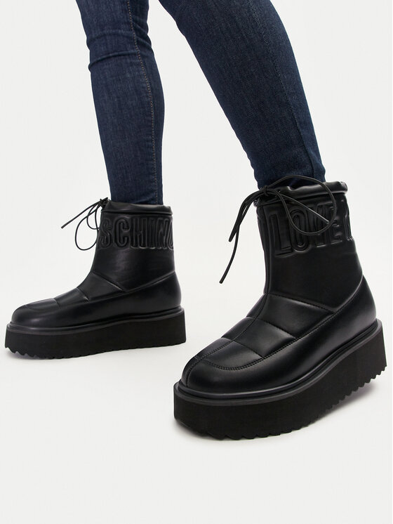LOVE MOSCHINO Čizme LOVE MOSCHINO JA24266I0LIE0000 Crna