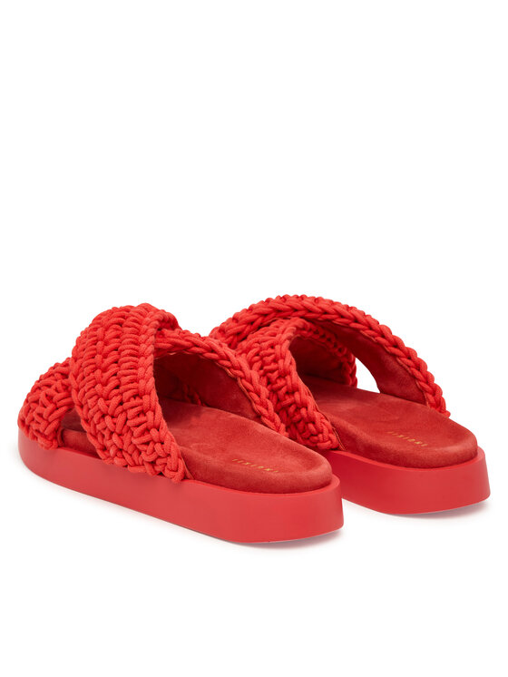 Inuikii Шльопанці Inuikii Woven 1004.003.0062 Червоний