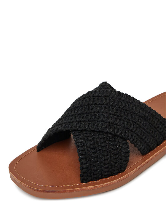 DeeZee Šľapky DeeZee E4736-1 Čierna