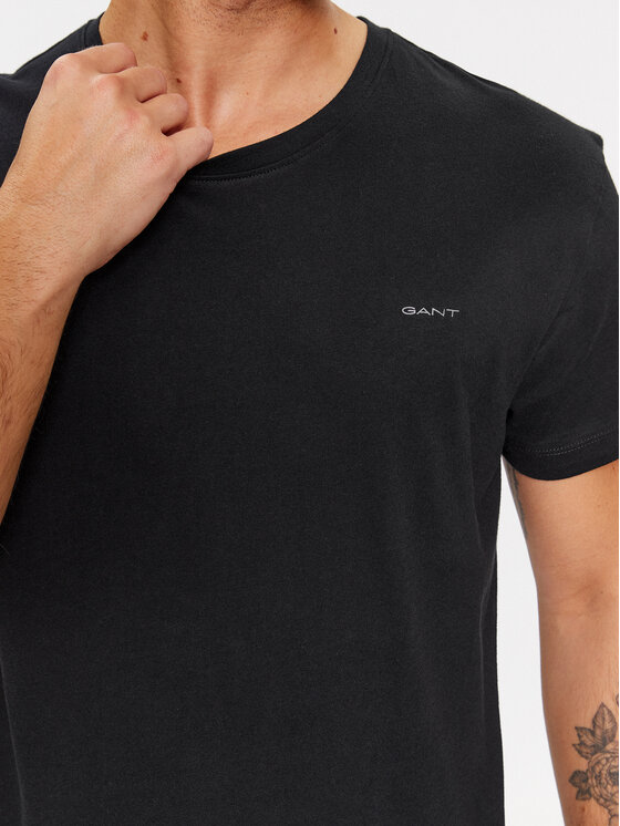 Gant Gant Conjunto de camisetas C-Neck 2 Pack 900002008 Negro Regular Fit