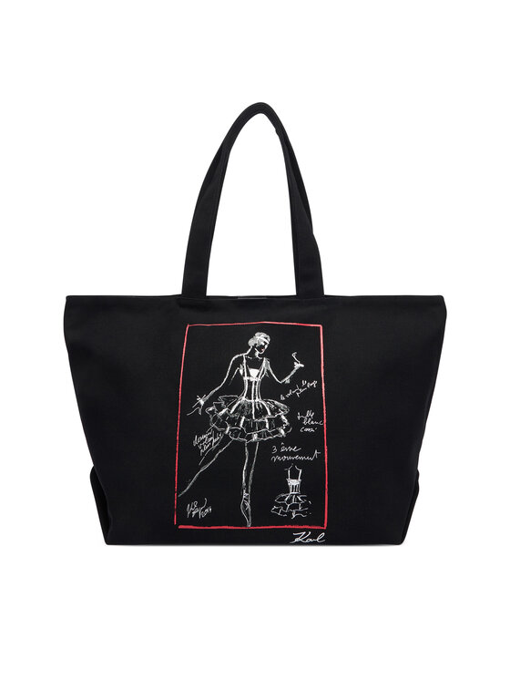 KARL LAGERFELD Torbica KARL LAGERFELD B3W50060 Crna