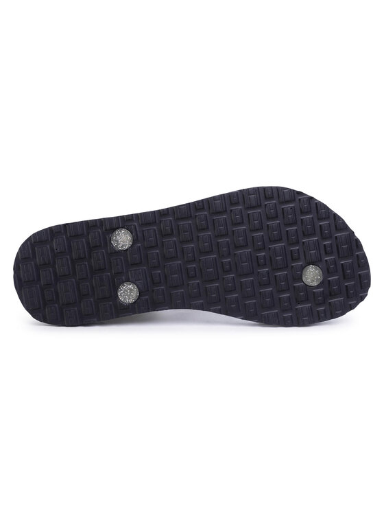 Tommy Hilfiger Σανδάλια Tommy Hilfiger Irredescent Flat Beach Sandal FW0FW04796 Λευκό