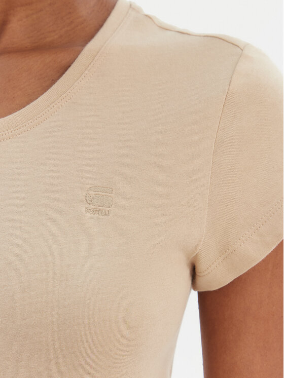 G-Star Raw G-Star Raw Camiseta Eyben D24533-4107 Écru Slim Fit
