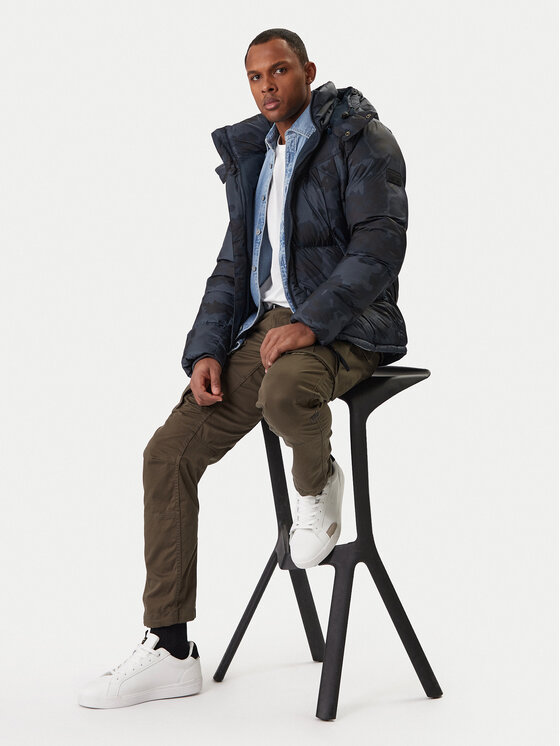 G-STAR G-Star Raw Μπουφάν χειμωνιάτικο G Whistler D26885-C441 Σκούρο μπλε Regular Fit