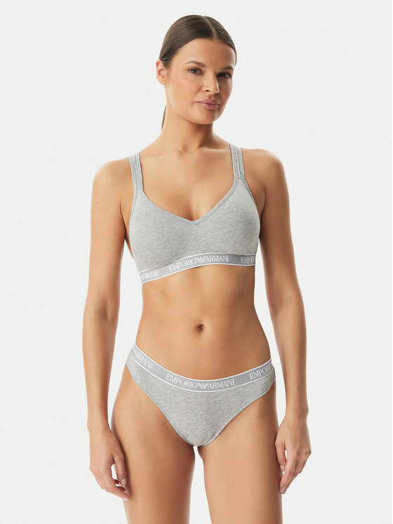 Emporio Armani Underwear Emporio Armani Underwear Conjunto de bragas brasileñas EW000404 AF19026 M8194 Gris