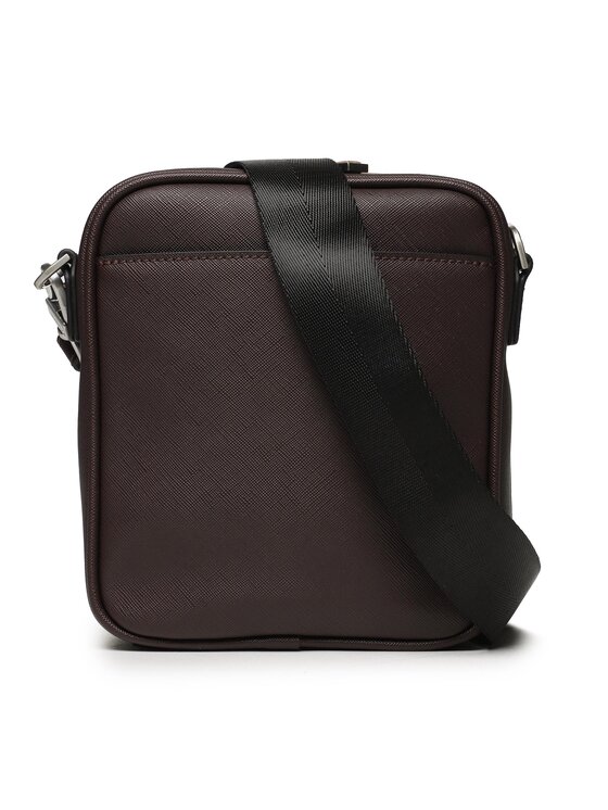 Guess Brašna Guess Certosa Saffiano Smart Mini Bags HMECSA P3254 Bordó