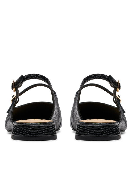 Clarks Балеринки Clarks Sensa15 Shine 26181314 Черен