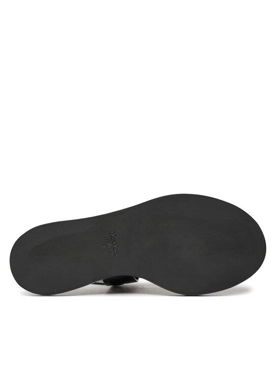 Max Mara Sandały Max Mara Thongstitch 24145210126 Czarny