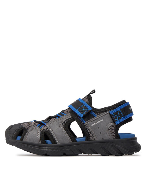 Geox Basutės Geox J Sandal Airadyum Bo J45F1F 014ME C0069 M Pilka