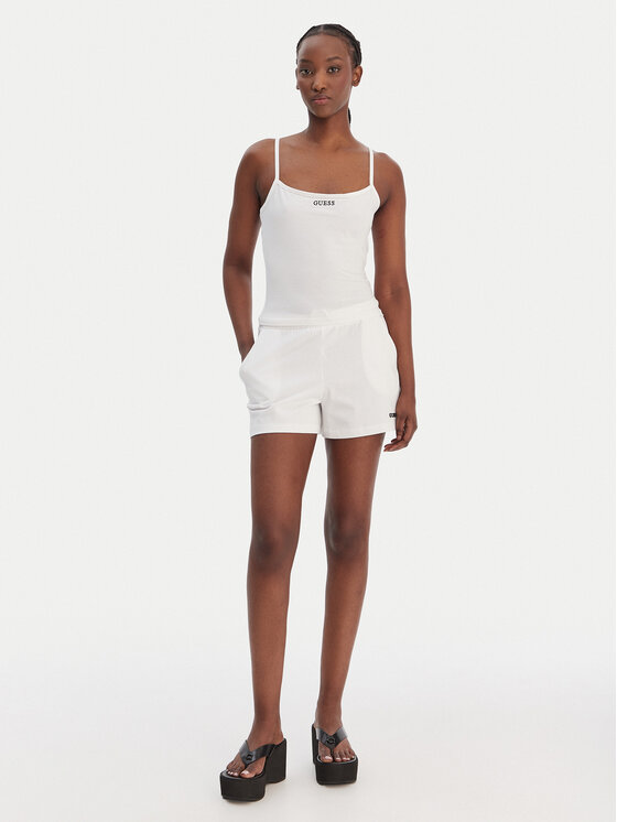 Guess Guess Top E6GP02 J1314 Blanco Regular Fit