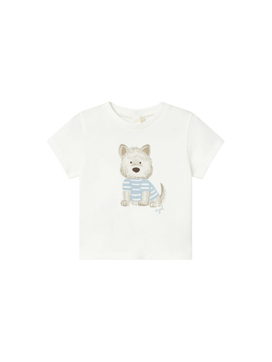 Mayoral Mayoral Camiseta 1001 Blanco Regular Fit