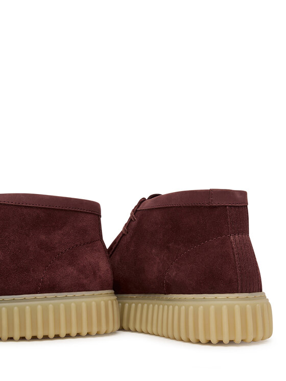 Clarks Черевики Clarks Torhill Hi 26183423 Бордовий