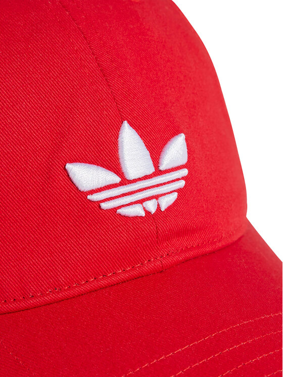 adidas Καπέλο Jockey adidas adicolor Classic Trefoil JC6026 Κόκκινο