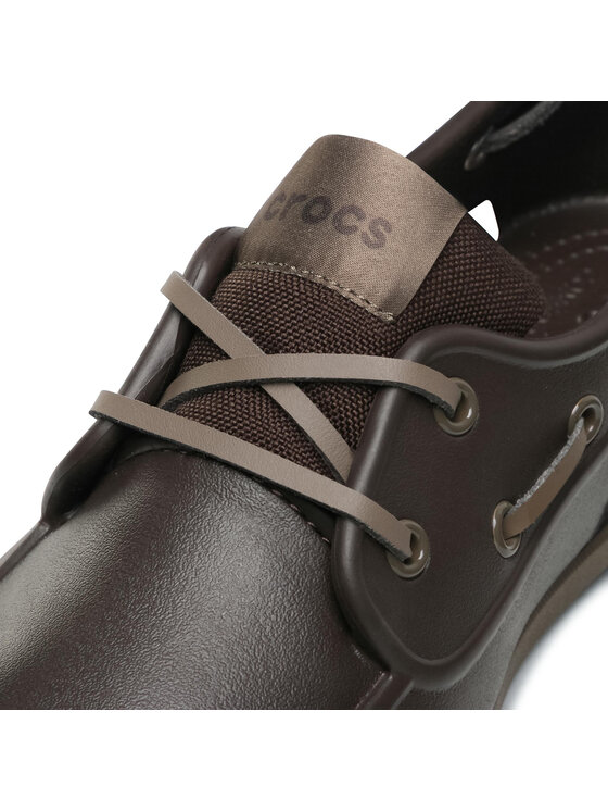 Crocs Półbuty Crocs Classic Boat Shoe M 206338 Brązowy