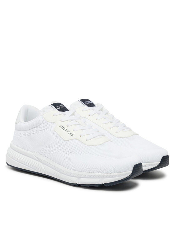 Tommy Hilfiger Sneakers Tommy Hilfiger Lightweight Rwb Knit FM0FM05423 Alb