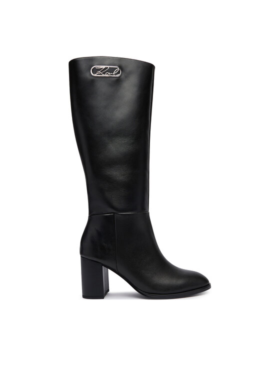 KARL LAGERFELD Čižmy KARL LAGERFELD Kinga KL35680 Čierna