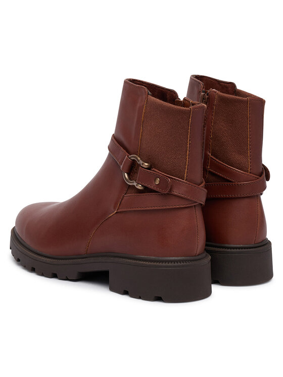 Clarks Botki Clarks Code L Bay 26327157 Brązowy