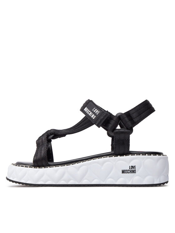 LOVE MOSCHINO Сандали LOVE MOSCHINO JA16365I0IIX5000 Черен