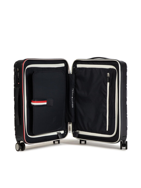 Tommy Hilfiger Maleta de cabina Tommy Hilfiger Tommy Monogram Case 20 AU0AU01063 Negro
