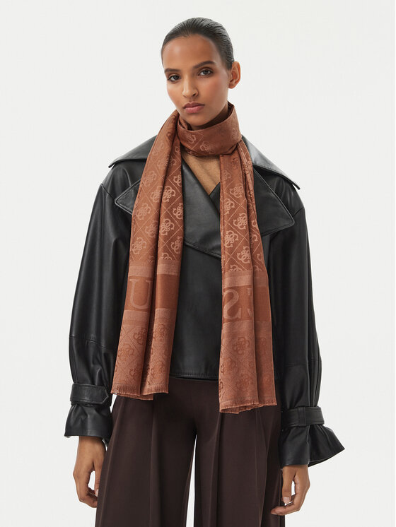 Guess Szal Guess AW5685 POL03 Brązowy