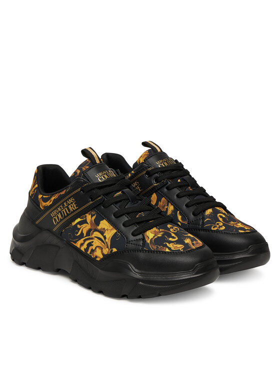 Versace Jeans Couture Снікерcи Versace Jeans Couture 79YA3SC2 ZSC85 G89 Чорний