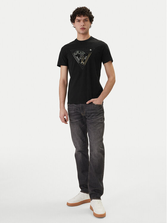 Guess Guess Camiseta M6GI11 K2992 Negro Slim Fit