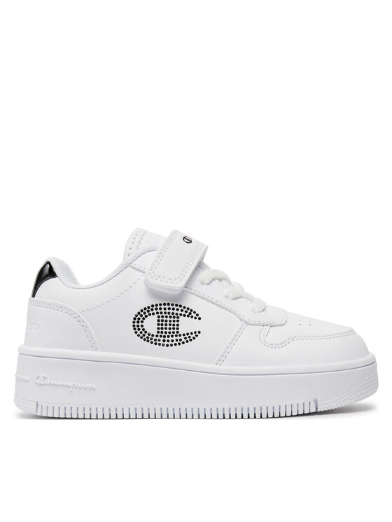 Champion Сникърси Champion Rebound Platform Glitter G Ps Low Cut Shoe S32830-CHA-WW009 Бял
