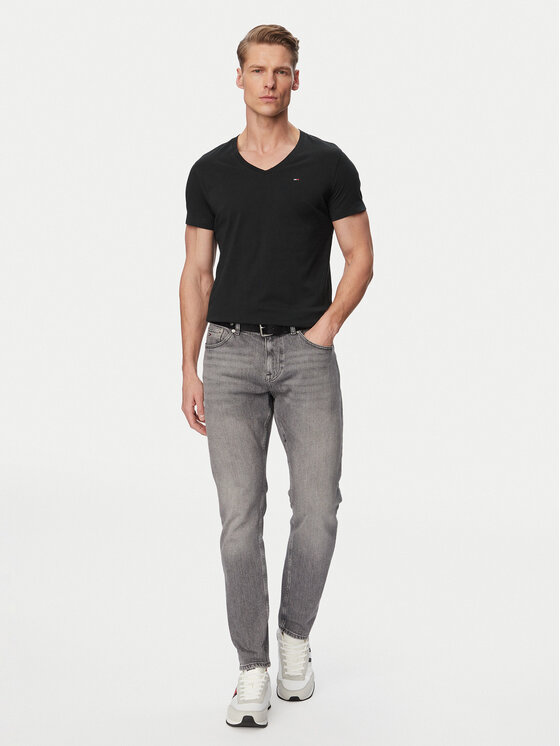 Tommy Jeans Tommy Jeans Majica DM0DM04410 Črna Regular Fit