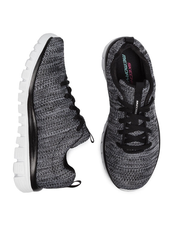 Skechers Снікерcи Skechers Twisted Fortune 12614/BKW Сірий