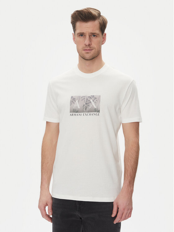 Armani Exchange Armani Exchange Majica XM000555 AF10358 U0009 Bela Regular Fit