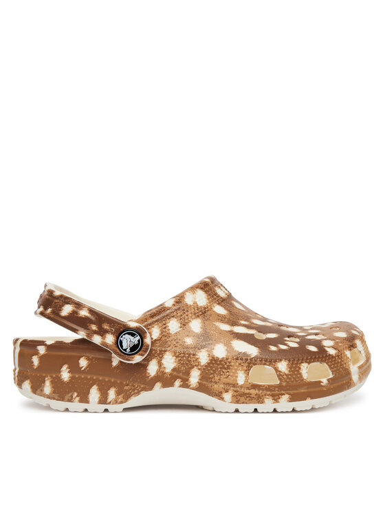 Crocs Шльопанці Crocs Classic Pop Animal Clogs 214153 Коричневий