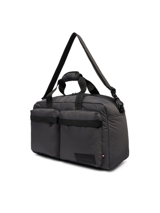 Tommy Hilfiger Τσάντα Σαββατοκύριακου Tommy Hilfiger Th Repreve Duffle AM0AM14008 Γκρι