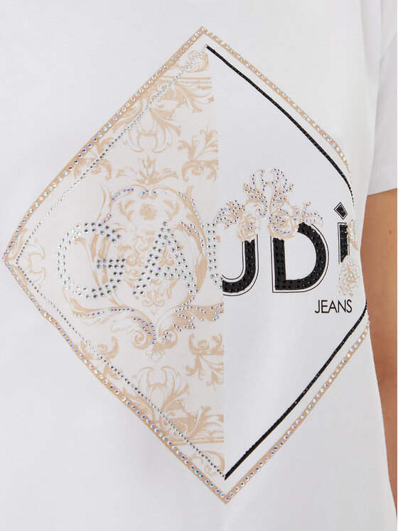 Gaudi Gaudi Футболка 511BD64039 Білий Regular Fit