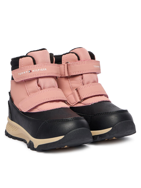 Tommy Hilfiger Sniego batai Tommy Hilfiger Velcro Bootie T1A5-34048-1592 M Juoda