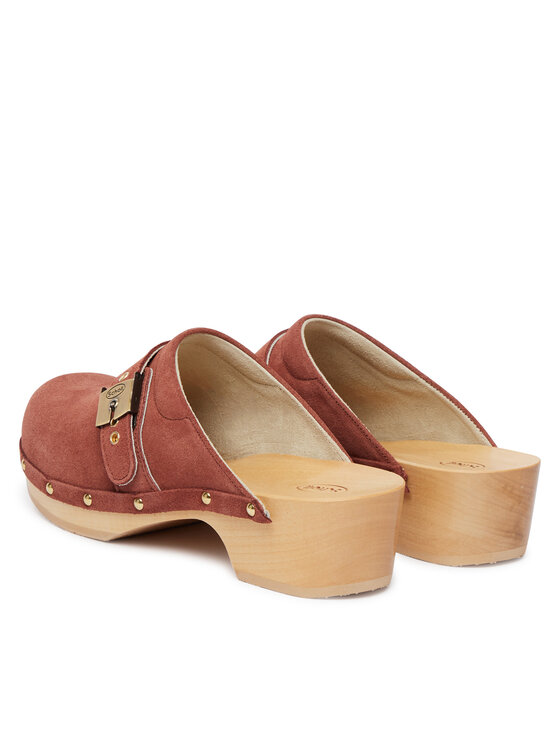 Scholl Шльопанці Scholl Pescura Clog F32326 Коричневий
