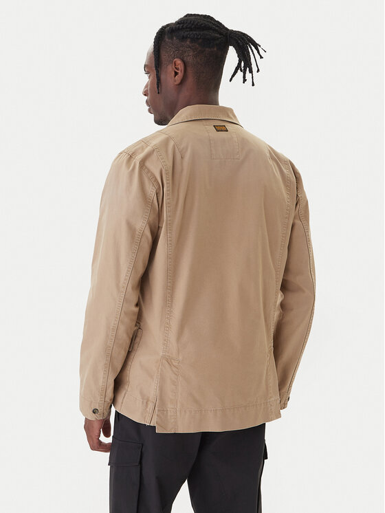 G-STAR G-STAR Marškinių švarkas 4 Pkt Overshirt D26429-D387 Smėlio Slim Fit