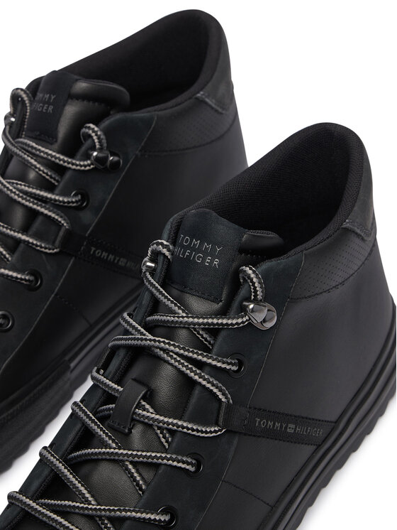 Tommy Hilfiger Sneakers Tommy Hilfiger Harlem Street Cleat Winter FM0FM05954 Nero