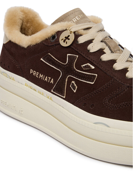Premiata Sneakersy Premiata MICOL VAR 7894M Hnedá