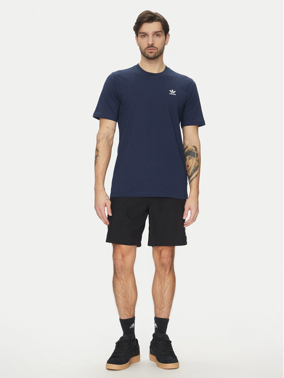 adidas adidas Футболка Trefoil Essentials JC9989 Cиній Regular Fit