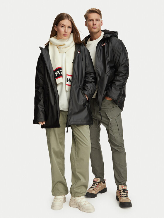 Hunter Hunter Vodootporna jakna HARU0003262 Crna Regular Fit