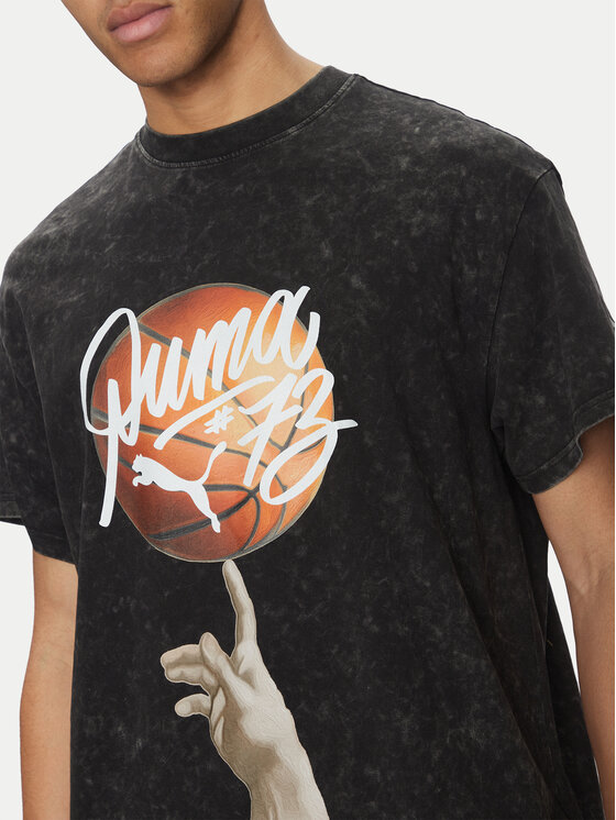 Puma Puma Футболка Dylan Exhibit 630475 Чорний Regular Fit