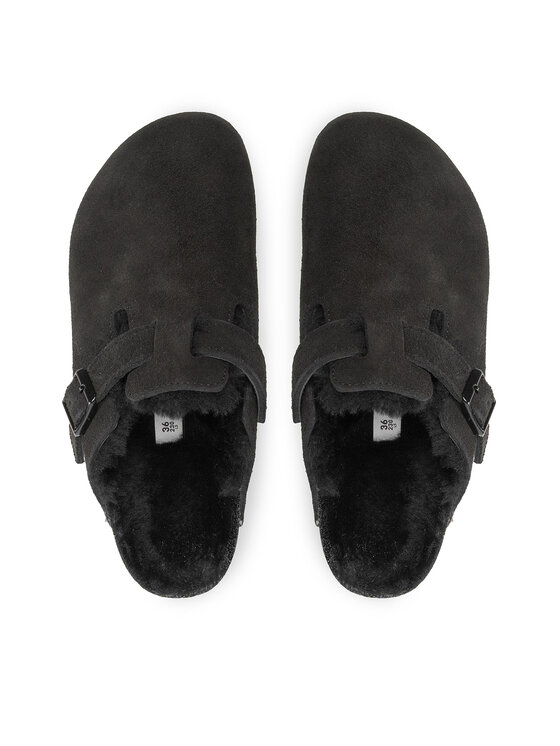 Birkenstock Тапочки Birkenstock Boston Vl/Shearling 0259883 Чорний