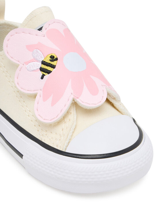 Converse Кеди Converse Chuck Taylor All Star One Strap Embroidered Floral Easy On A13452C Écru