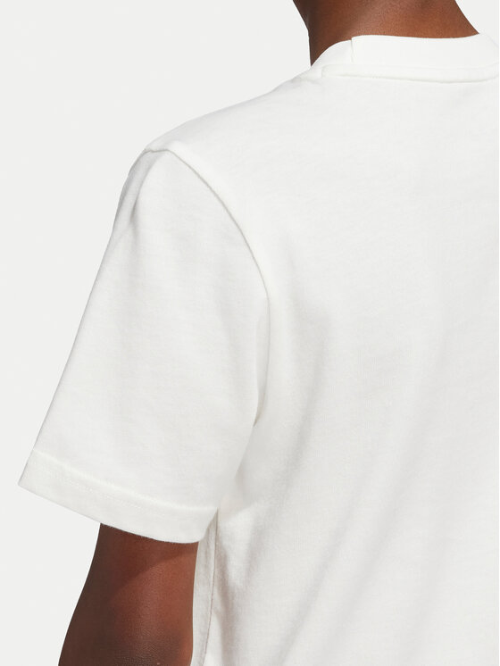 adidas adidas Marškinėliai IX5266 Écru Regular Fit