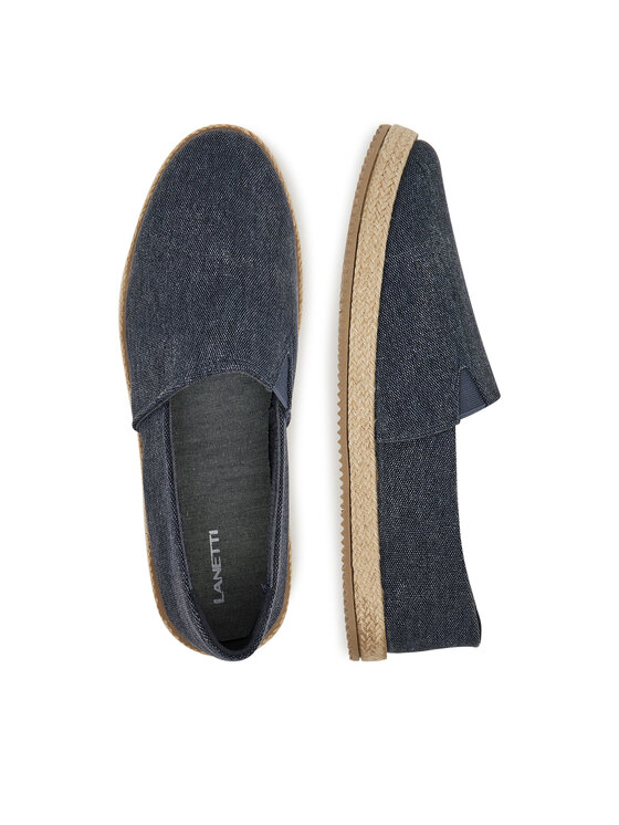 Lanetti Espadrilky Lanetti MF1594-1 Modrá