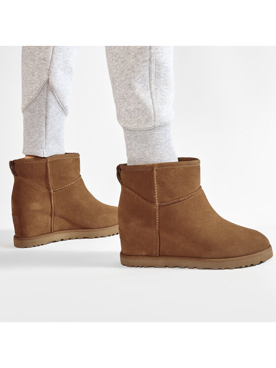 Ugg Śniegowce Ugg W Classic Femme Mini 1104609 Brązowy