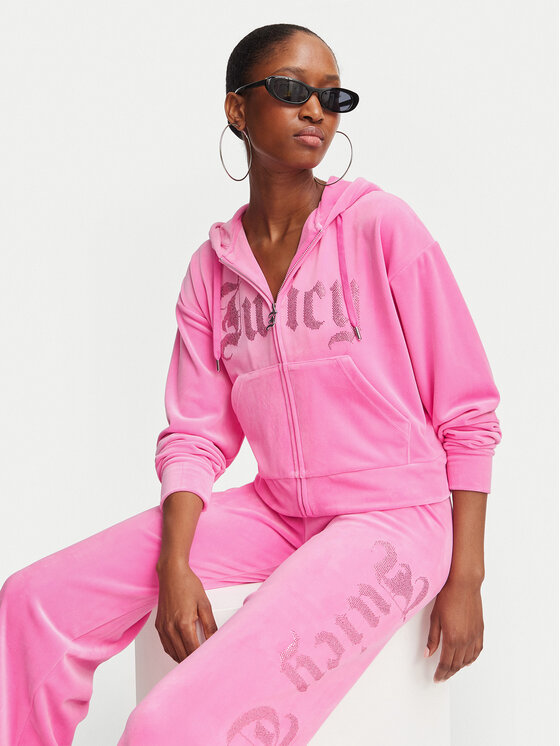 Juicy Couture Juicy Couture Pantaloni da tuta Old Gothic JCWBJ226334 Rosa Regular Fit